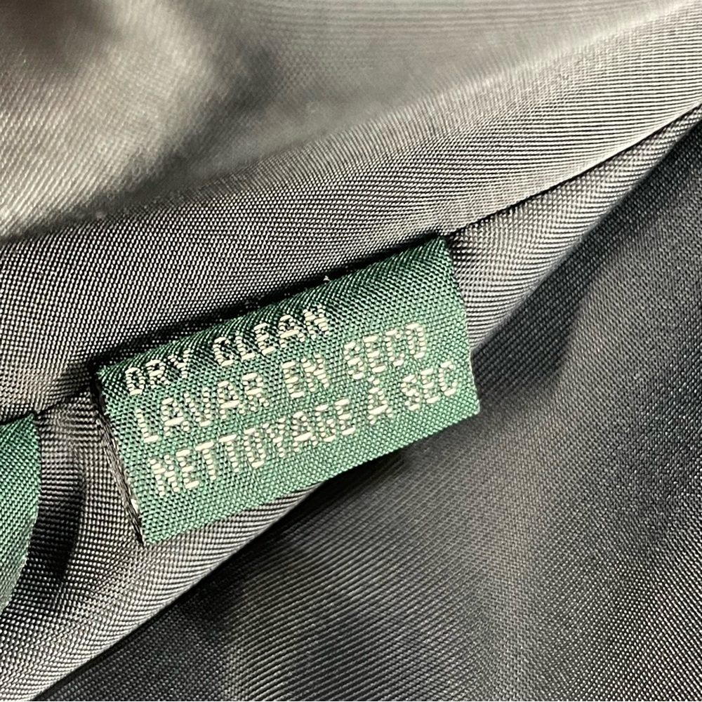 Lauren Ralph Lauren Wool Cashmere Tartan Blazer Green Navy Size 10 Petite - Picture 14 of 17